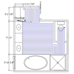 WarmWire · 20 Square Foot Radiant Floor Heating Cable (120V)