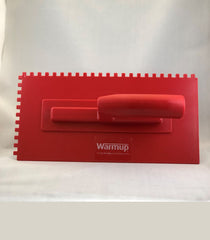 Warmup Heavy Duty Plastic Trowel 1/4" X 1/4" Sq Notch