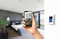 Warmup 6iE *New* Portrait Smart WiFi Thermostat, White, 120V/240V with GFCI & 10' floor sensor