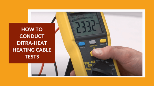 How to Conduct DITRA-HEAT Heating Cable Tests