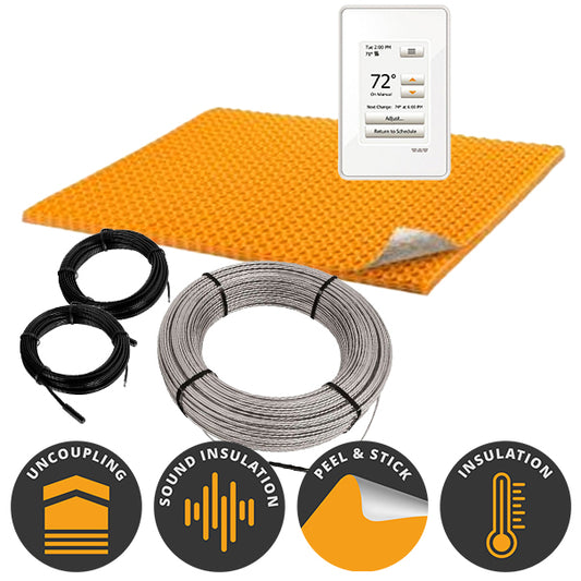 DITRA-HEAT Mats, Cable, Thermostats from Schluter - WarmYourFloor ...