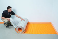 DITRA-HEAT-DUO-PS Insulated Peel & Stick Membrane Roll 108 sq ft, 3' 2-5/8" x 33' 6.5"