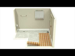 SunTouch TapeMat · 100 Sq Ft Radiant Floor Heating Kit (120V)