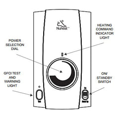 Nuheat MatComfort Regulator NG220 Dial Control Thermostat