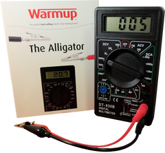 Warmup MultiMeter Tester for Ohms w/clips